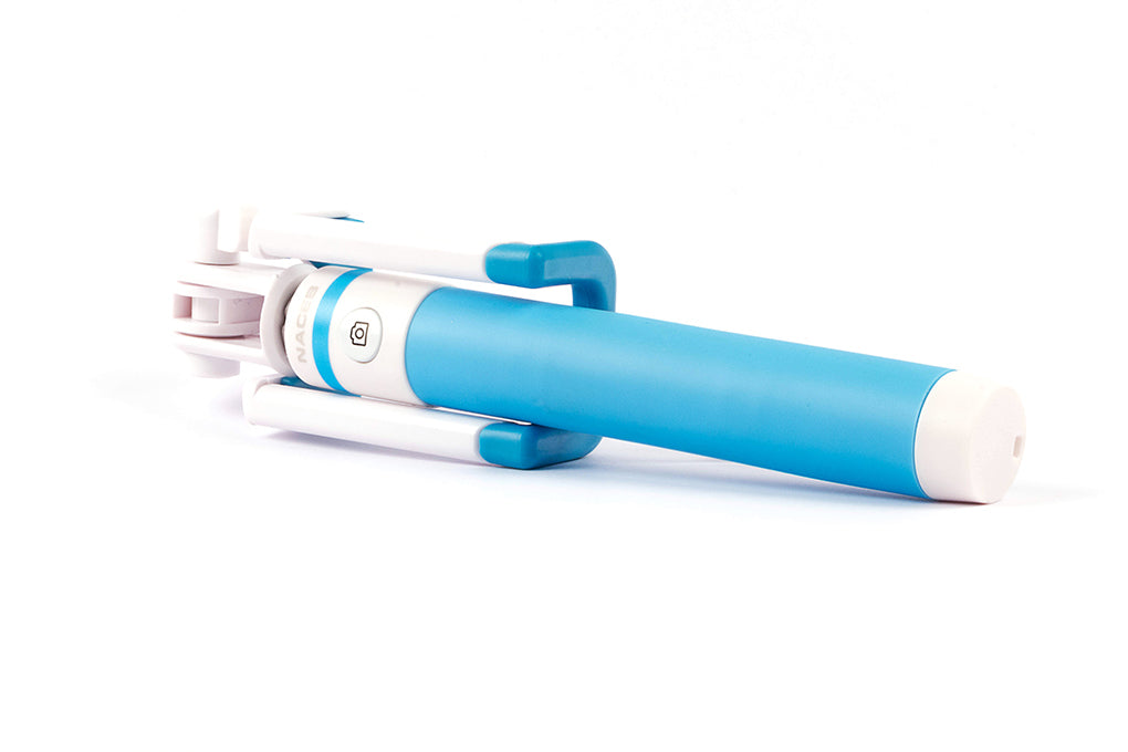 Soporte para selfies Naceb Technology - Azul, Sistemas Android y IOS Soporte para selfies Naceb Technology - Azul, Sistemas Android y IOS